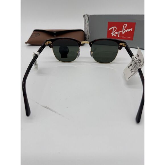RAY-BAN RB 3016 W0366 HAVANA GOLD CLUBMASTER AUTHENTIC FRAMES SUNGLASSES 49-21 - Picture 5 of 12